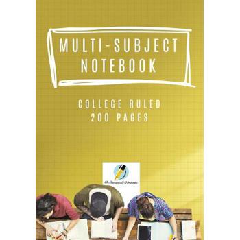 Multi-Subject Notebook College Ruled 200 Pages