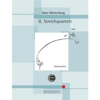 Winterberg: II. Streichquartett String Quartet Study Score