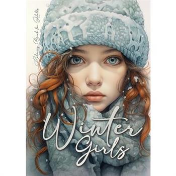 Winter Girls Coloring Book for Adults