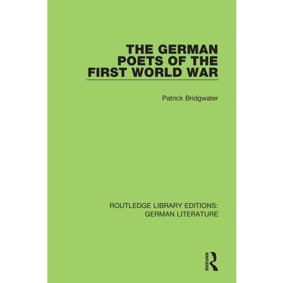 The German Poets of the First World War