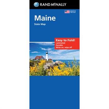 Rand McNally Easy to Fold: Maine State Laminated Map