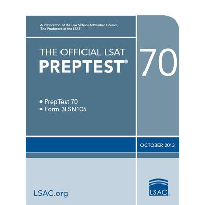 The Official LSAT Preptest 70