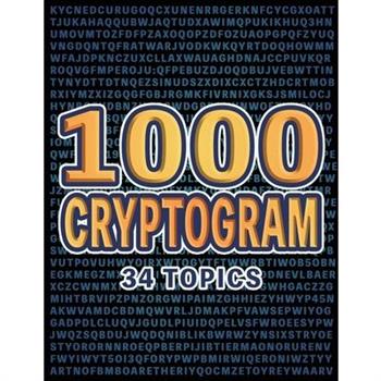 1000 Cryptogram Puzzle Book