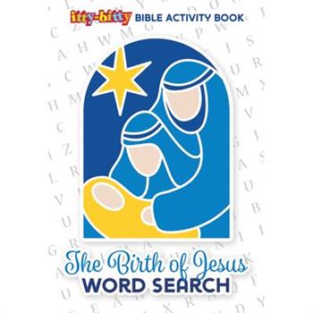 The Birth of Jesus Word Search: Itty-Bitty Bible Activity Book (Pk of 6)