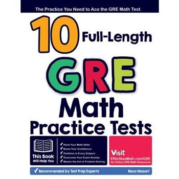 10 Full Length GRE Math Practice Tests