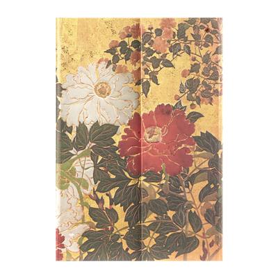 Paperblanks Natsu Rinpa Florals Hardcover Journal Mini Lined Wrap 176 Pg 85 GSM