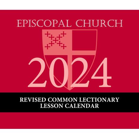 2024 Episcopal Church Revised Common Lectionary Lesson Calendar