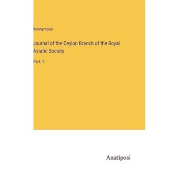 Journal of the Ceylon Branch of the Royal Asiatic Society