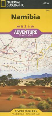 National Geographic Namibia Map