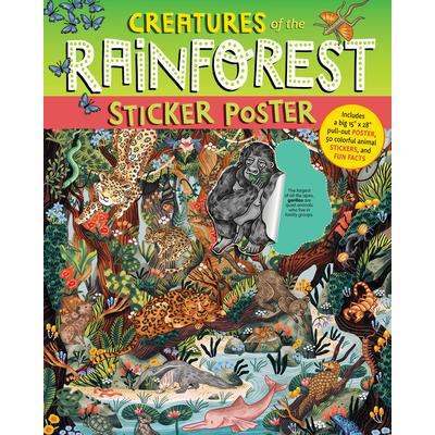 Creatures of the Rainforest Sticker Poster