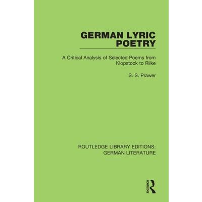 German Lyric Poetry