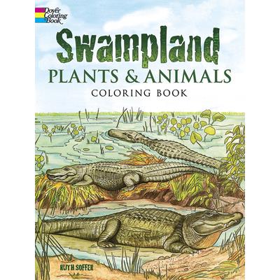 Swampland Plants and Animals Coloring Book