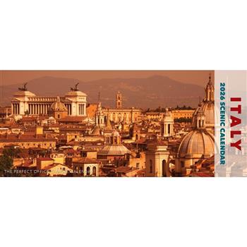 Italy 2026 Panoramic 15 X 6.5 Wall Calendar