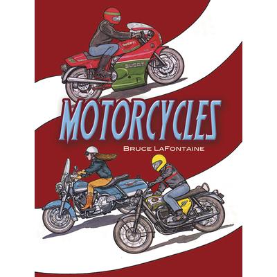 Motorcycles Coloring Book