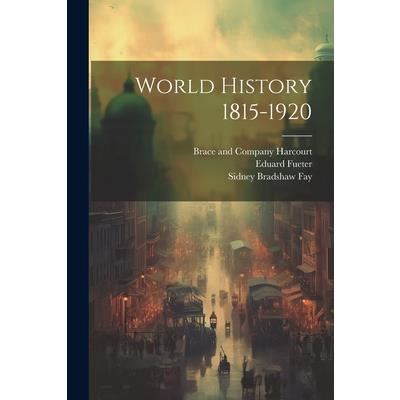World History 1815-1920
