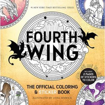 Fourth Wing: The Official Coloring & Sticker Book (Includes 2 Pages of Stickers to Color)