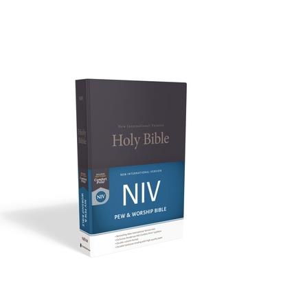 NIV, Pew and Worship Bible, Hardcover, Blue