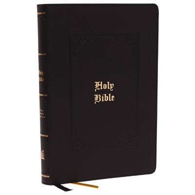 Kjv, Large Print Center-Column Reference Bible, Leathersoft, Black, Red Letter, Comfort Print