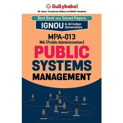 MPA-013 Public Systems Management