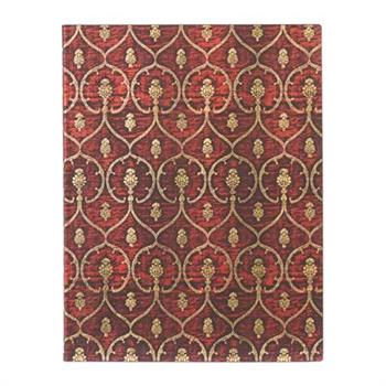 Paperblanks Red Velvet Softcover Flexi Ultra Unlined Elastic Band Closure 176 Pg 100 GSM
