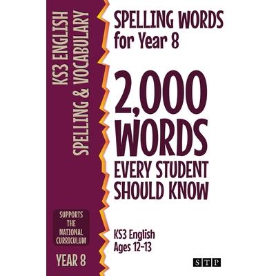 Spelling Words for Year 8
