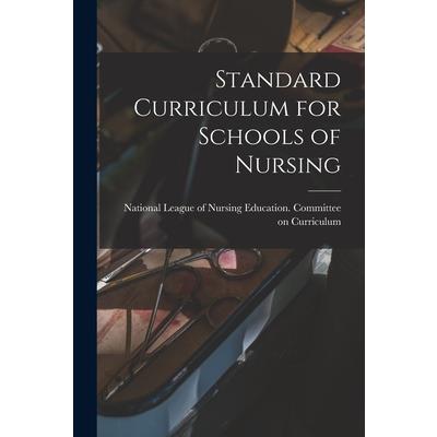 Standard Curriculum for Schools of Nursing