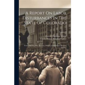 A Report On Labor Disturbances In The State Of Colorado