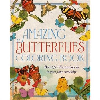 Amazing Butterflies Coloring Book