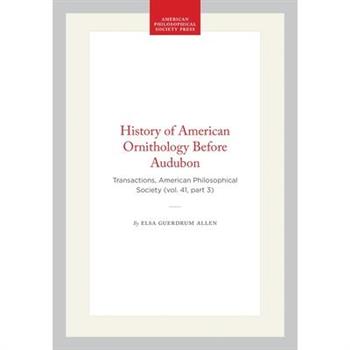 History of American Ornithology Before Audubon