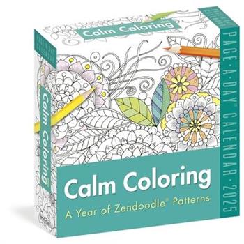 Calm Coloring Page-A-Day(r) Calendar 2025