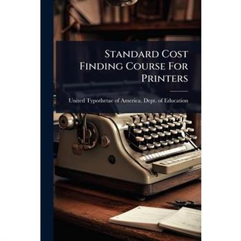 Standard Cost Finding Course For Printers