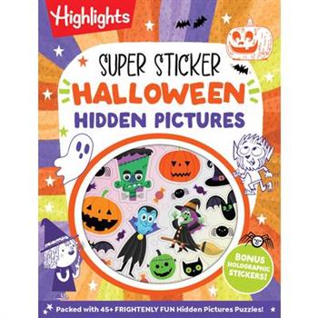 Super Sticker Halloween Hidden Pictures