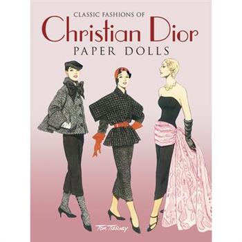 Classic Fashions of Christian Dior Recreated in Paper Dolls
