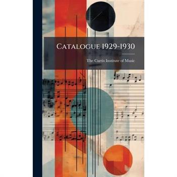 Catalogue 1929-1930