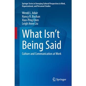 What Isn't Being Said