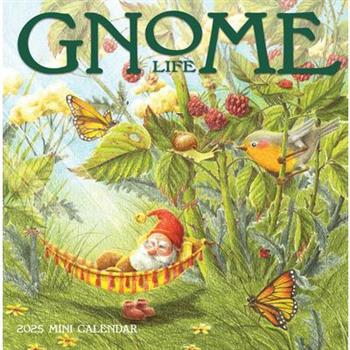 Gnome Life Mini Wall Calendar 2025