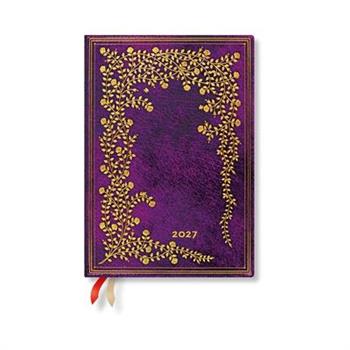 2027 New York Rose MIDI Horizontal Hardcover 12-Month Weekly Planner, 160pg, 100gsm by Paperblanks (Gilded Age)