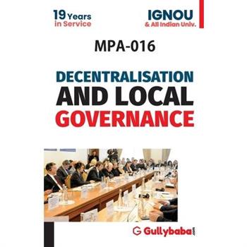 MPA-016 Decentralization And Local Governance