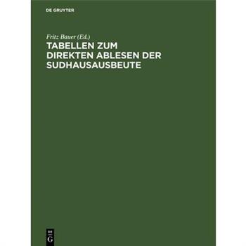 Tabellen zum direkten Ablesen der Sudhausausbeute