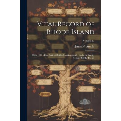 Vital Record of Rhode Island
