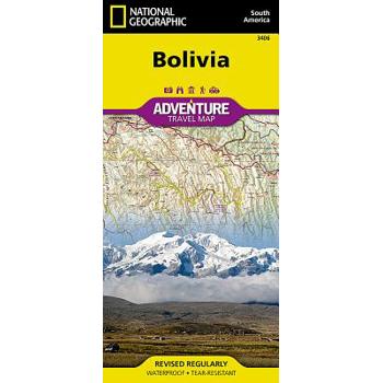Bolivia Adventure Travel Map