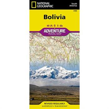 Bolivia Adventure Travel Map