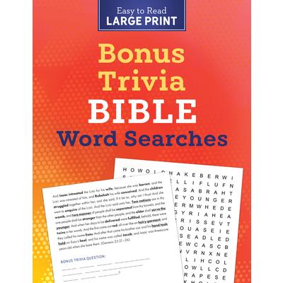 Bonus Trivia Bible Word Searches Large Print