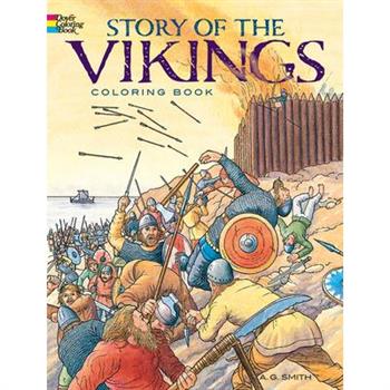 Story of the Vikings Coloring Book