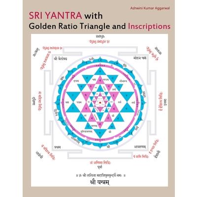 Sri Yantra with Golden Ratio Triangle and Inscriptions