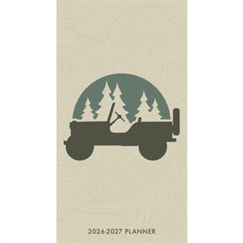 Jeep 2-Year 2026-27 3.5 X 6.5 Monthly Pocket Planner