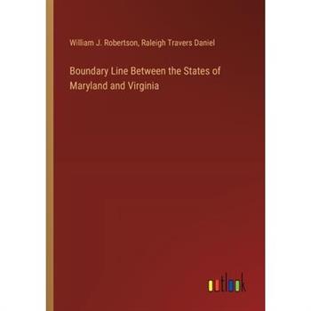 Boundary Line Between the States of Maryland and Virginia