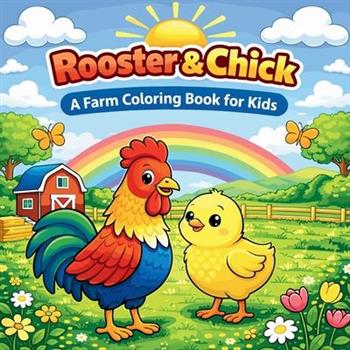 Rooster & Chick A Farm Coloring Book for Kids