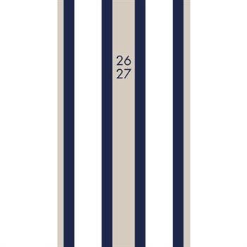Pinstripe 2-Year 2026-27 3.5 X 6.5 Monthly Pocket Planner