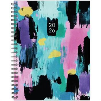 Abstract Art 2026 6.5 X 8.5 Weekly Monthly Softcover Planner